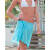 GP Italia Pareo Mare Corto Donna in Poliestere Oeko-Tex Made in Italy Personalizzate o neutre