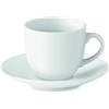 ESPRESSO Tazzina caffè porcellana bianca 80ml con piattino Personalizzate o neutre