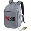Zaino Rigal 15" antifurto con RFID e USB in poliestere Personalizzate o neutre