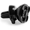 Supporto auto Glatix nero, rotazione 360°, ventosa, plastica 23g Personalizzate o neutre