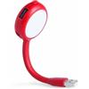 Lampada LED USB 5 luci, 4 porte, flessibile, bianca SmartLight Personalizzate o neutre