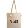 Shopper cotone organico 150g, soffietto, 38x42x8 cm eco-friendly Personalizzate o neutre