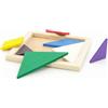 TPuzzle in legno Tangram Naturale Personalizzate o neutre