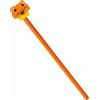 Matita in legno arancione con gomma rana 19cm Personalizzate o neutre