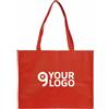 Shopper TNT cucita 50x40x12cm manici lunghi diversi colori Personalizzate o neutre