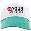 Cappello bicolore SportyLine con visiera curva Personalizzate o neutre