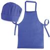 Set Chef Bambini in TNT Grembiule e Cappello Kids Cooking Personalizzate o neutre