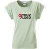 James & Nicholson T-shirt Donna : Cotone Bio, Body Fit, Girocollo, 120g/m² Personalizzate o neutre