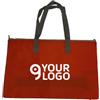Shopper TNT con zip 50x38cm - Resistente 250gr - Personalizzate o neutre