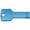 Chiavetta USB 8GB KeyShape Metallo-Plastica Argento 5g Personalizzate o neutre