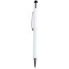 Penna Touch Woner bianca alluminio, puntatore colori, inchiostro blu Personalizzate o neutre
