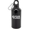 Borraccia Cool in alluminio 420 ml con moschettone leggera Personalizzate o neutre