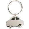 Portachiavi auto in alluminio 2,7x4cm argento elegante Personalizzate o neutre