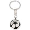 Portachiavi Calcio in Alluminio Argento con Scatola Nera Personalizzate o neutre