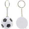 Portachiavi pallone calcio con nastro flessibile 1m Personalizzate o neutre