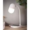 CAPUSLA Lampada Scrivania LED Wireless, Speaker, 3 Luci, Bianca Personalizzate o neutre