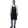 SIGGI HORECA Grembiule Ciro in cotone 190g/m2 da chef Personalizzate o neutre