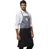 SIGGI HORECA Grembiule cuoco bicolore Rocco 100% poliestere 220g/m2 Personalizzate o neutre
