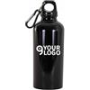 Borraccia Alluminio 400ml con Moschettone Leggera Personalizzate o neutre