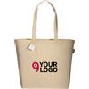Shopper Cotone Organico 135g con Soffietto - EcoBag Verde Personalizzate o neutre