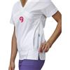 SIGGI DR BLUE Queen Casacca Donna Cotone Manica Corta Leggera Personalizzate o neutre