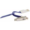 Cavo ricarica USB 4 in 1 TECHLINE, compatto e leggero Personalizzate o neutre