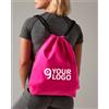 Bag Base ZAINETTO ICON DRAWSTRING IN POLIESTERE 40x49CM 15L Personalizzate o neutre