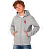 B&C Collection Felpa Kids con Zip e Cappuccio, Cotone 280g/m² Personalizzate o neutre