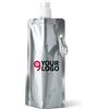 Borraccia pieghevole con moschettone da 460 ml Personalizzate o neutre
