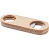VALBAMPER Apribottiglie Bamboo FSC e Acciaio Inox 10,5x4 cm Personalizzate o neutre