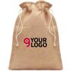 Sacca media in juta naturale 25x32cm OEKO-TEX® Personalizzate o neutre