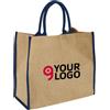 Borsa Shopper Juta e Cotone 18L Resistente 40x35x20cm Naturale Personalizzate o neutre