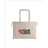 Shopper in Cotone Naturale 100g/m2 38x42cm con Doppia Corda Personalizzate o neutre