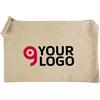 Beauty Case denim 100% cotone con zip resistente Personalizzate o neutre