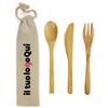 Set posate in bamboo ecologico Personalizzate o neutre