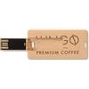 Chiavetta USB piatta 16 Gb in paglia e PP Personalizzate o neutre