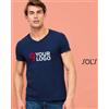 Sol's T-shirt uomo Imperial scollo a V cotone 190g, modern fit Personalizzate o neutre