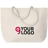 Borsa mare cotone 220g con manici corda 55x39x15 cm Personalizzate o neutre