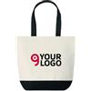 KLEUREN BAG shopper mare canvas 100% cotone fondo colorato 45x40 Personalizzate o neutre