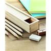 Set 12 penne in box di legno TODO: matite colorate, righello Personalizzate o neutre