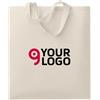 MARKETA+ Shopper cotone OEKO-TEX® 140g manici corti 38x42cm Personalizzate o neutre