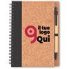 SONORA PLUSCORK Notebook sughero con penna eco, 140 pagine Personalizzate o neutre