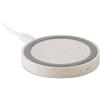 PLATO+ Caricatore wireless ecologico in paglia e ABS, 5W, Ø7 cm Personalizzate o neutre