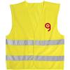 Gilet alta visibilità rifrangente in poliestere Personalizzate o neutre