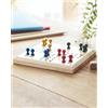Gioco Ludo in legno FSC con sacchetto cotone, 4 colori - W15.2 Personalizzate o neutre