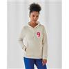 B&C Collection Inspire Hooded Donna 80% Cotone Bio, Regular Fit, 280g, Felpa Eco Personalizzate o neutre