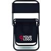 Mid Ocean Brands SIT & DRINK Sedia pieghevole outdoor nera, poliestere, max 85 kg Personalizzate o neutre