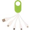 Cavo 4 in 1 plastica, connettori lightning, type C, mini USB Personalizzate o neutre