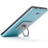 Lizzie Supporto Smartphone Adesivo ABS Argento con Anello 2,5 cm Personalizzate o neutre