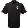 Premier Essential's Giacca Chef Manica Corta Bottoni Resistenti Personalizzate o neutre